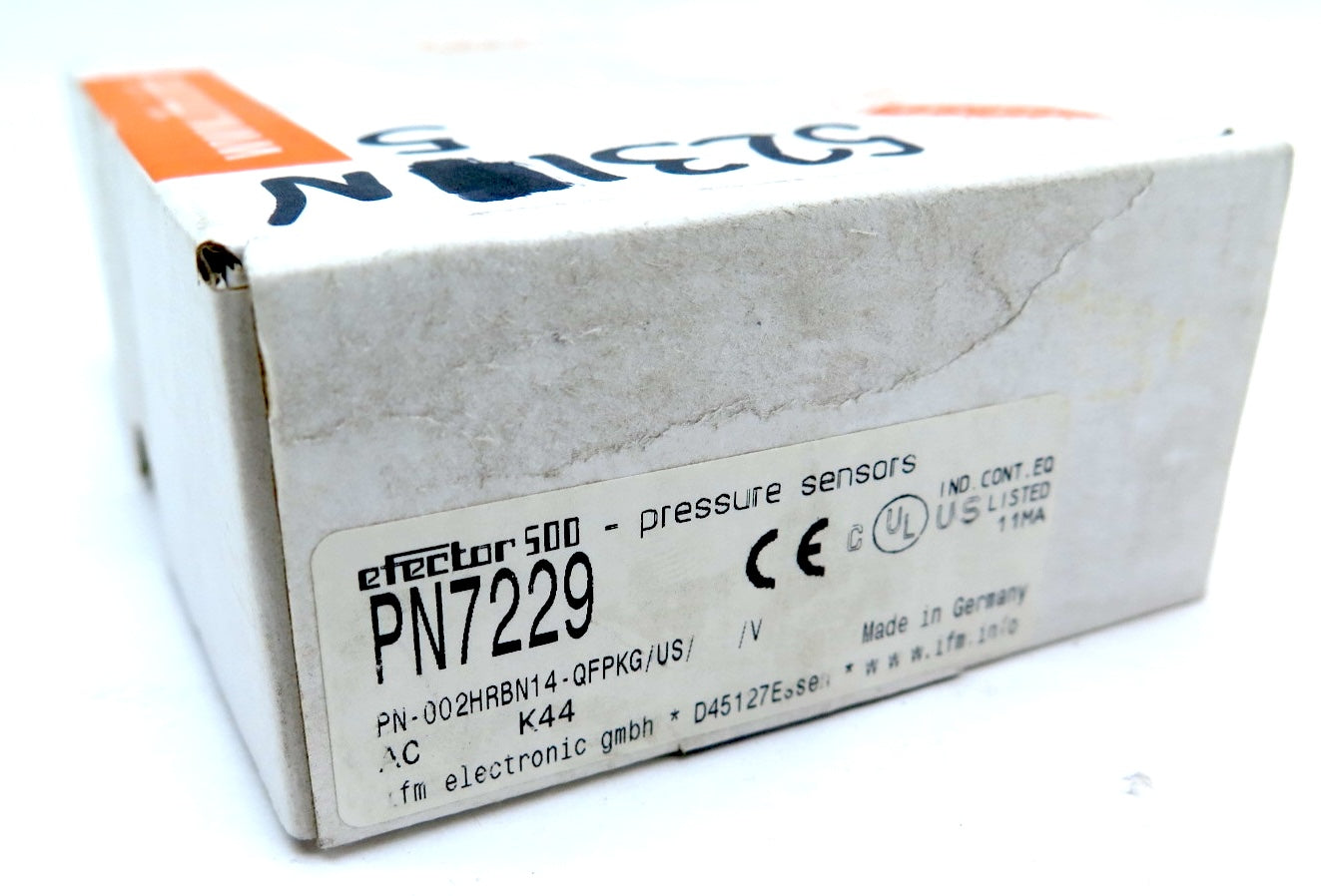 IFM PN7229 Pressure Sensor / PN-002HRBN14-QFPKG/US - Advance Operations