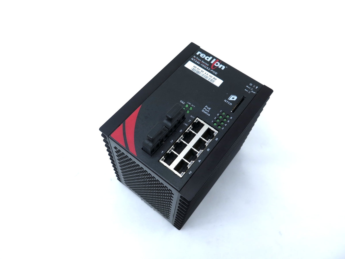 Red Lion NT24K-10GX2-SC-POE Managed Gigabit Ethernet Switch - Advance Operations