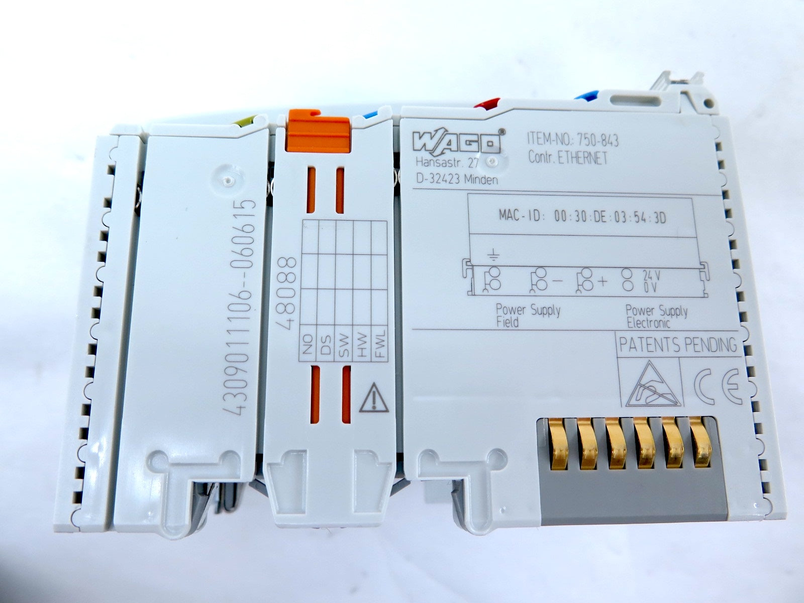 Wago 750-843 Ehternet TCP/IP Controller Module - Advance Operations