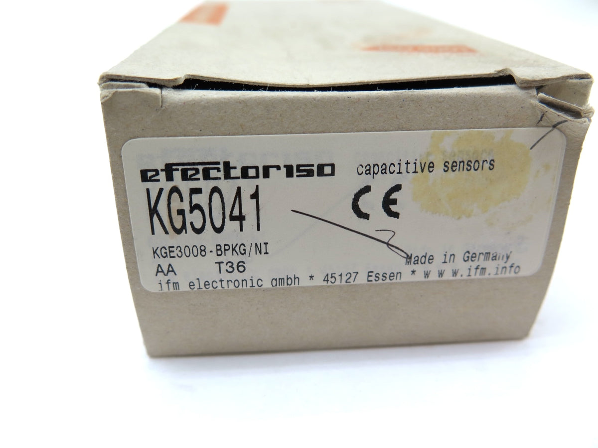 IFM KG5041 Sensor KGE3008-BPKG/NI - Advance Operations