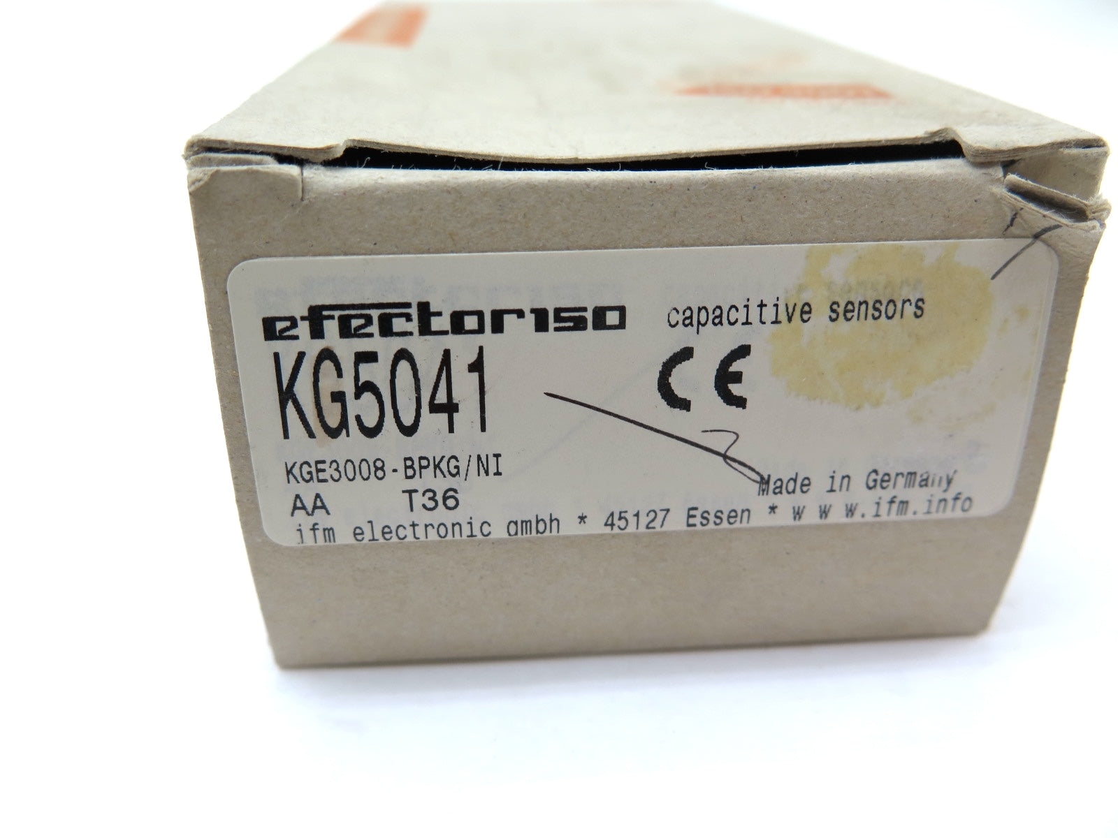 IFM KG5041 Sensor KGE3008-BPKG/NI - Advance Operations