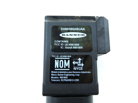 Banner DX80N9Q45UAA / 805965 Type A Ultrasonic Sensor - Advance Operations