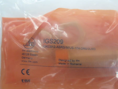 IFM IGS209 Proximity Sensor - Advance Operations