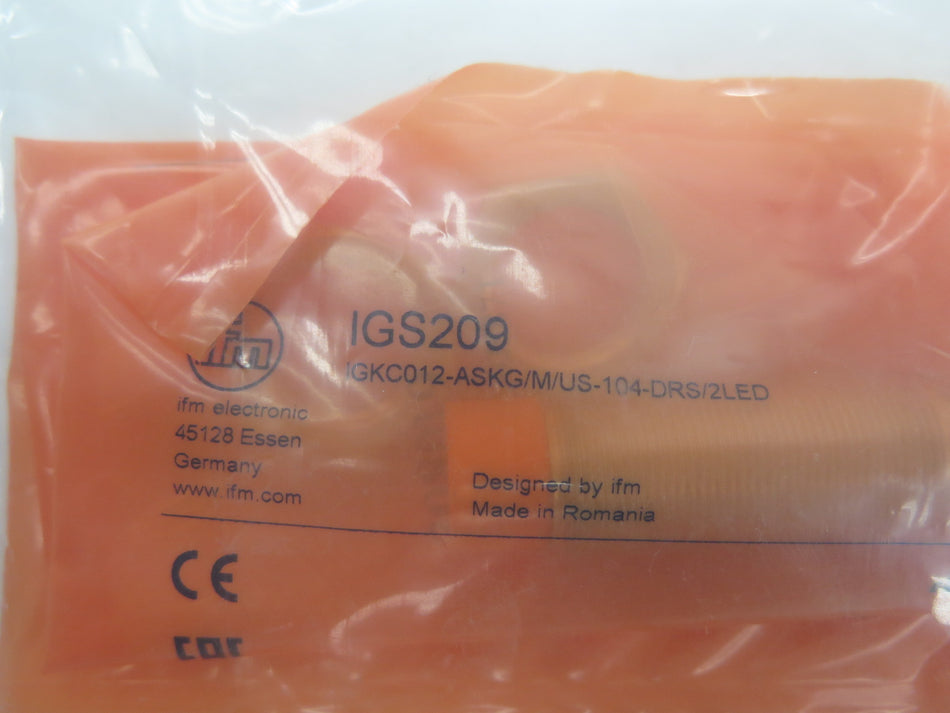 IFM IGS209 Proximity Sensor - Advance Operations