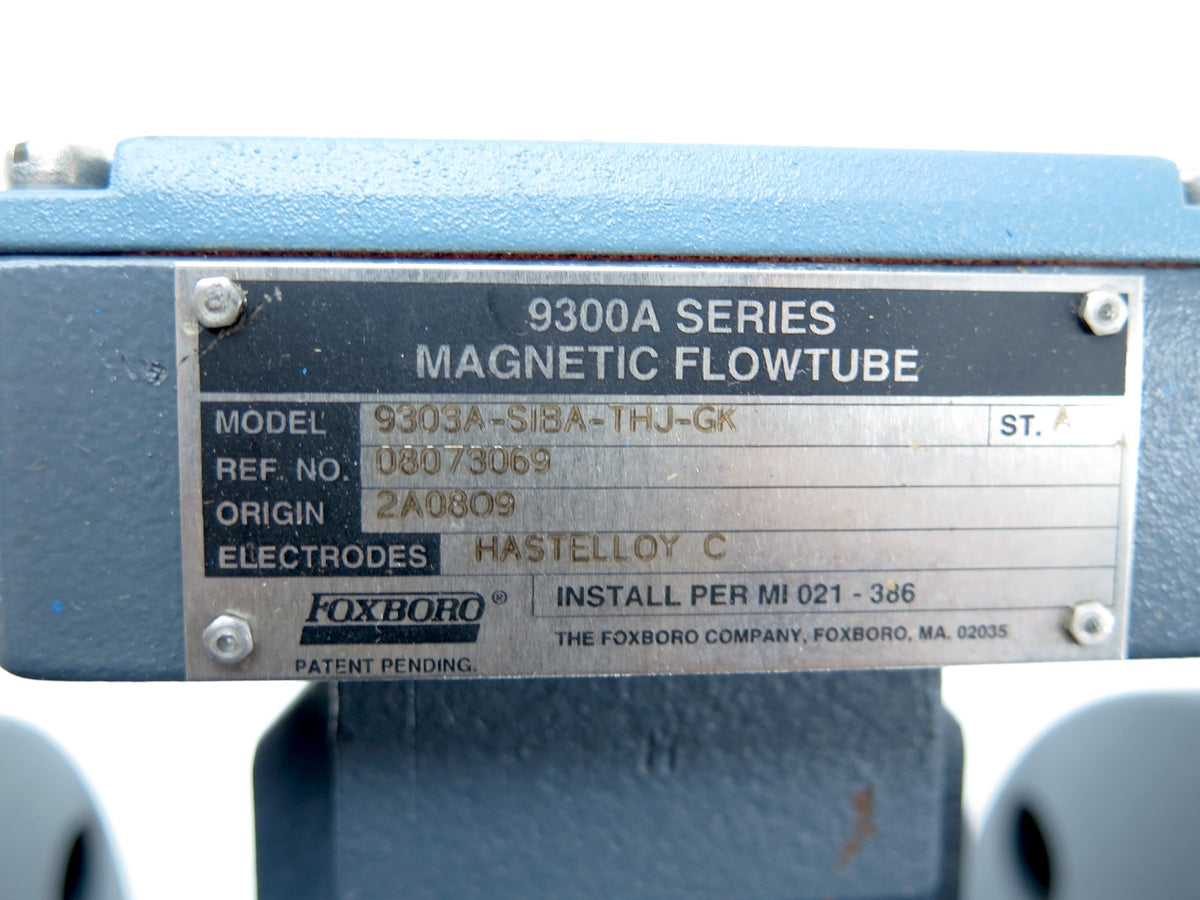 Foxboro 9303A-SIBA-THJ-GK Magnetic Flowmeter 3" - Advance Operations