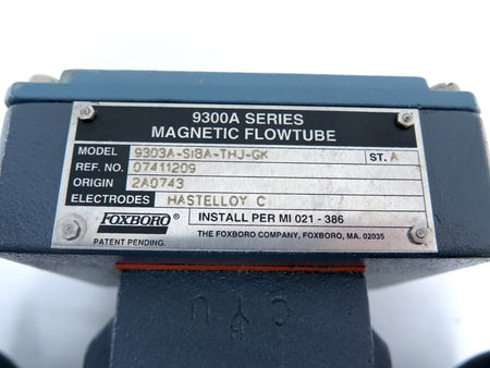 Foxboro 9303A-SIBA-THJ-GK Magnetic Flowmeter 3" - Advance Operations