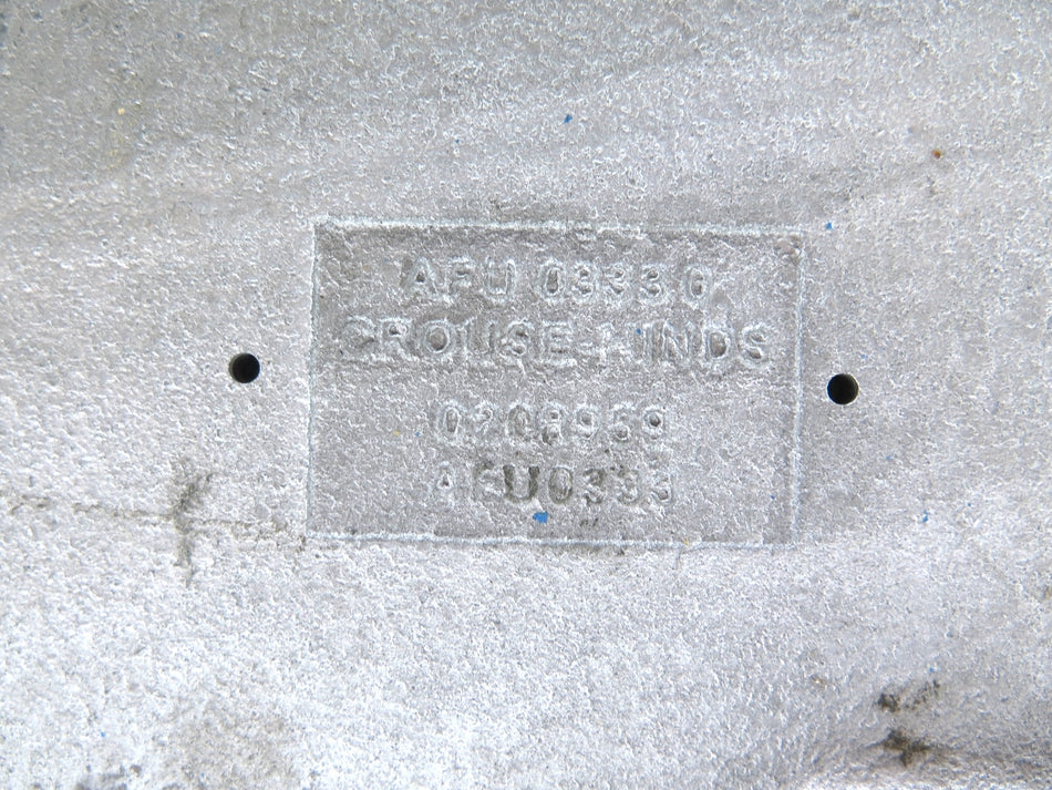 Cooper / Crouse-Hinds AFU 0333 0 Switch Body - Advance Operations