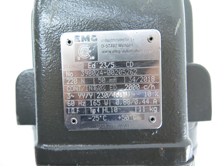 MONDEL EMG Eldro ED 23/5 CD Electric Lifting Device - Advance Operations