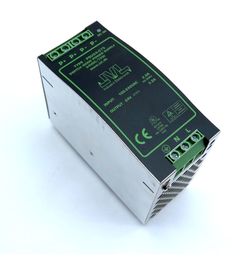 JVL PSU24-075 Switch Mode Power Supply 100-240Vac to 24Vdc - Advance Operations