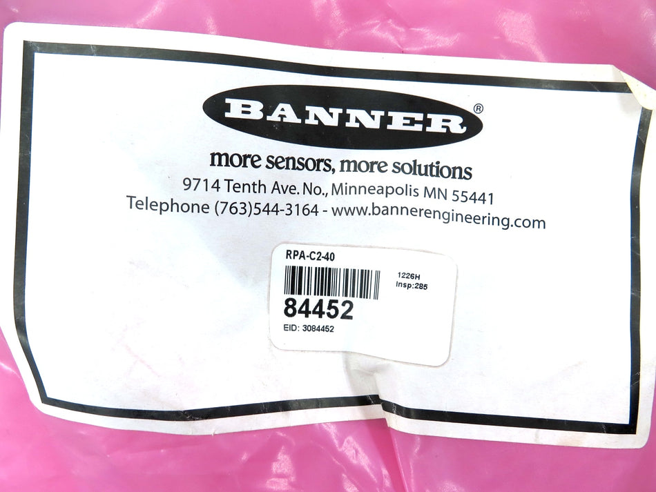 Banner RPA-C2-40 Rope Pull Accessory 40 Meters of 3mm Rope Pull Cable - Advance Operations