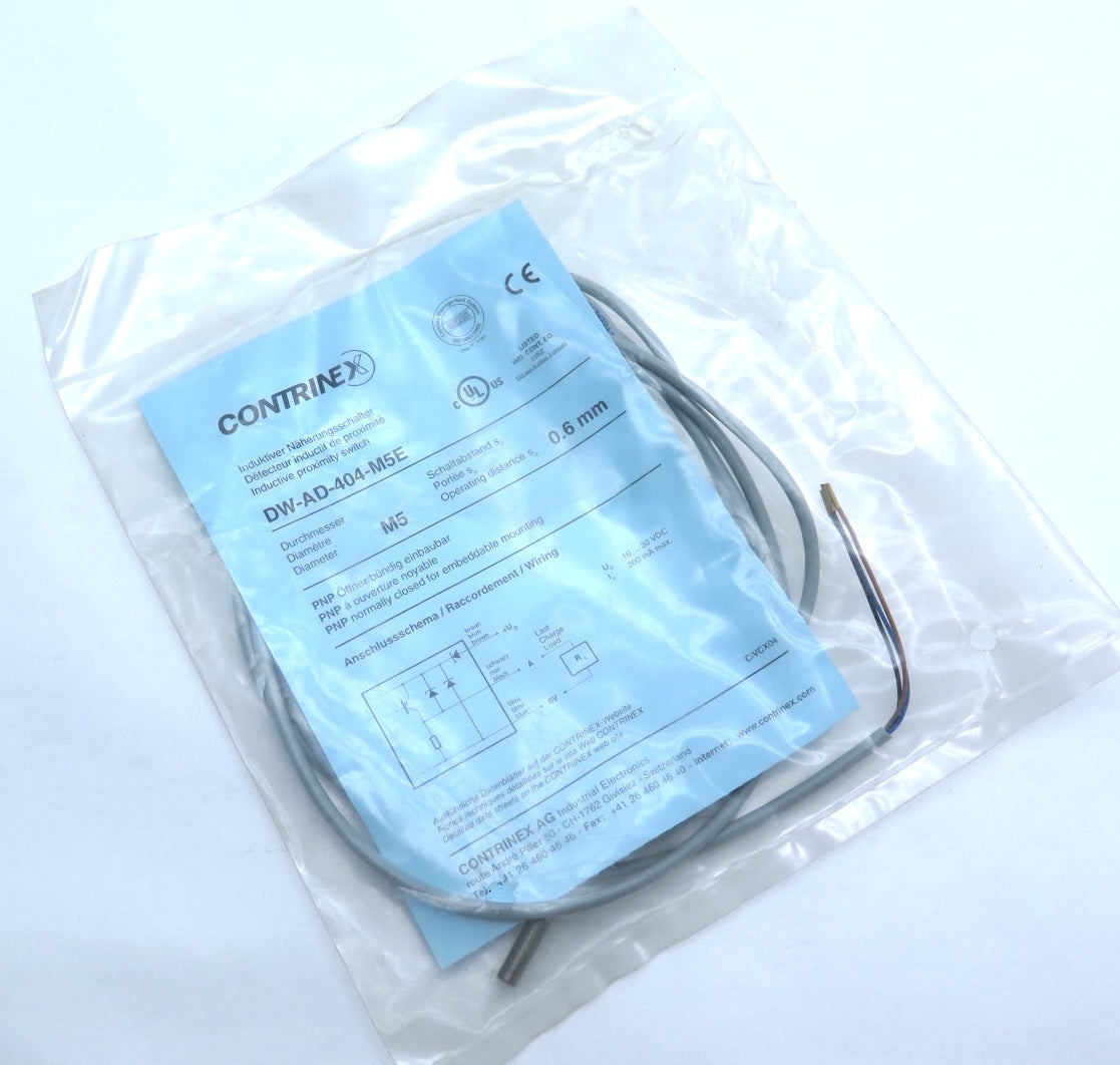 Contrinex DW-AD-404-M5E Inductive Proximity Switch - Advance Operations