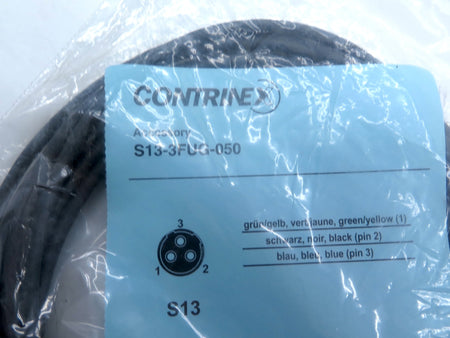 Contrinex S13-3FUG-050 Automation Cable / Cordset - Advance Operations