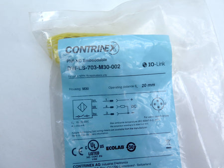 Contrinex DW-LS-703-M30-002 Washdown And Food Grade Inductive Sensor - Advance Operations