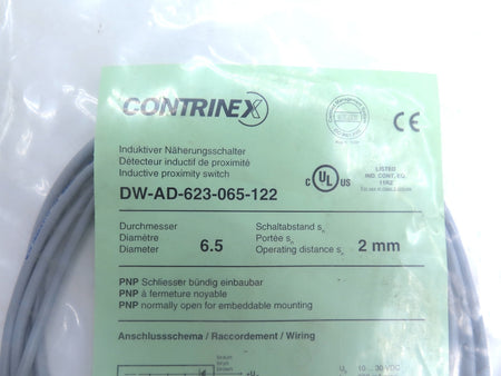 Contrinex DW-AD-623-065-122 Inductive Proximity Switch - Advance Operations