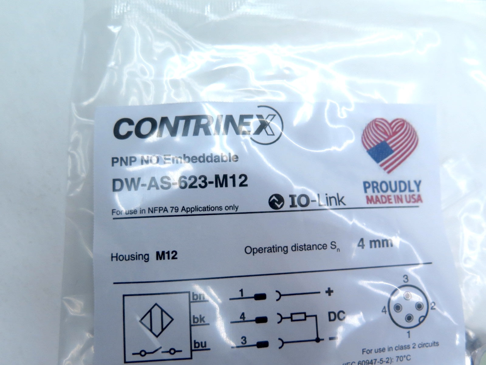 Contrinex DW-AS-623-M12 Inductive Proximity Sensor - Advance Operations