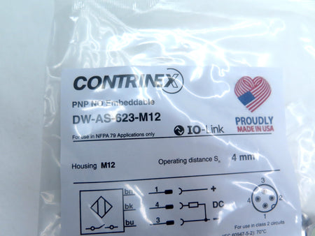 Contrinex DW-AS-623-M12 Inductive Proximity Sensor - Advance Operations
