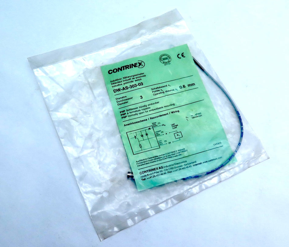 Contrinex Inductive Proximity Switch - Advance Operations