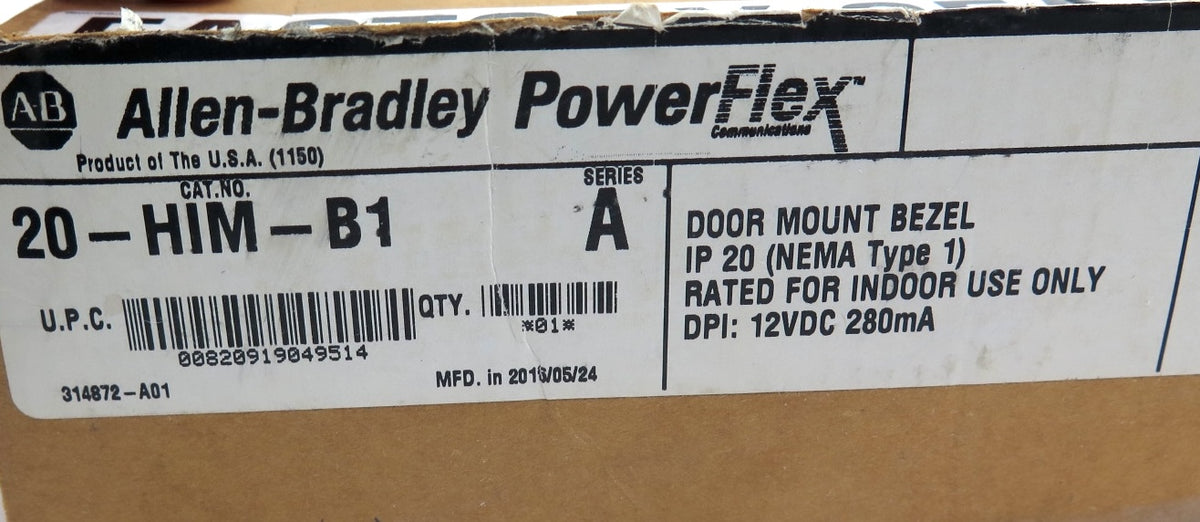 Allen-Bradley 20-HIM-B1 Ser.A Door Mount Bezel - Advance Operations