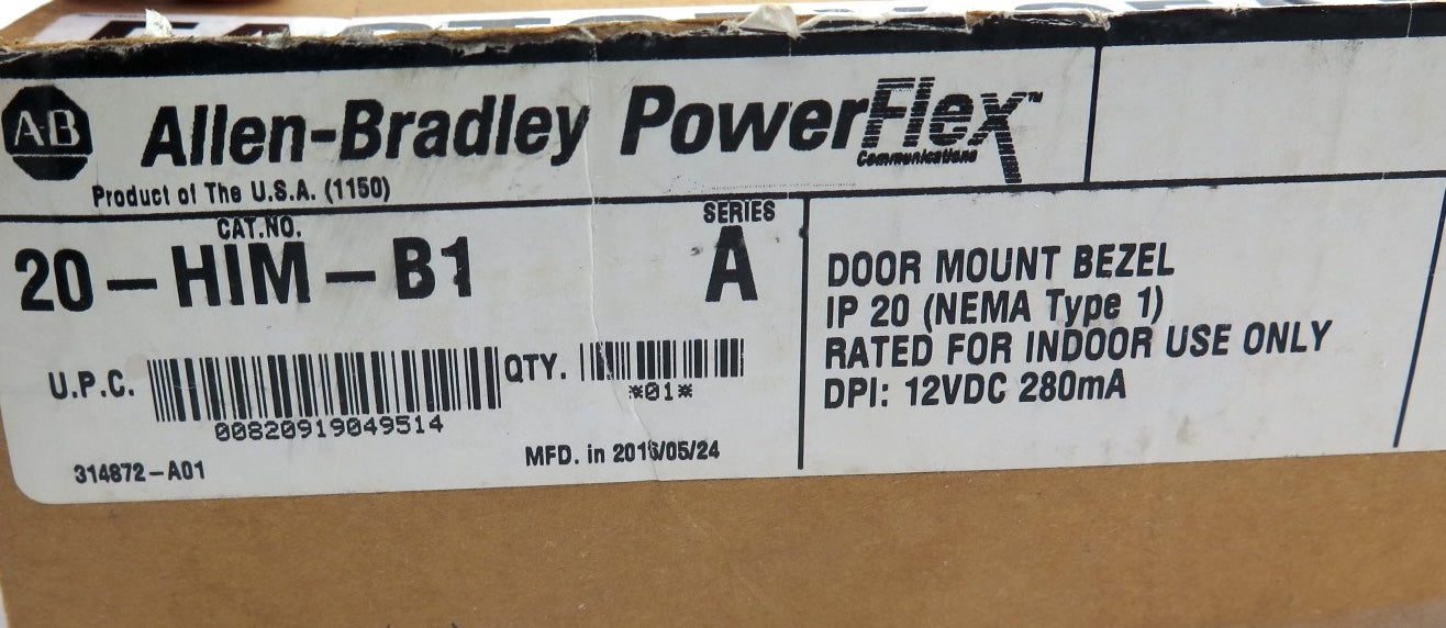 Allen-Bradley 20-HIM-B1 Ser.A Door Mount Bezel - Advance Operations
