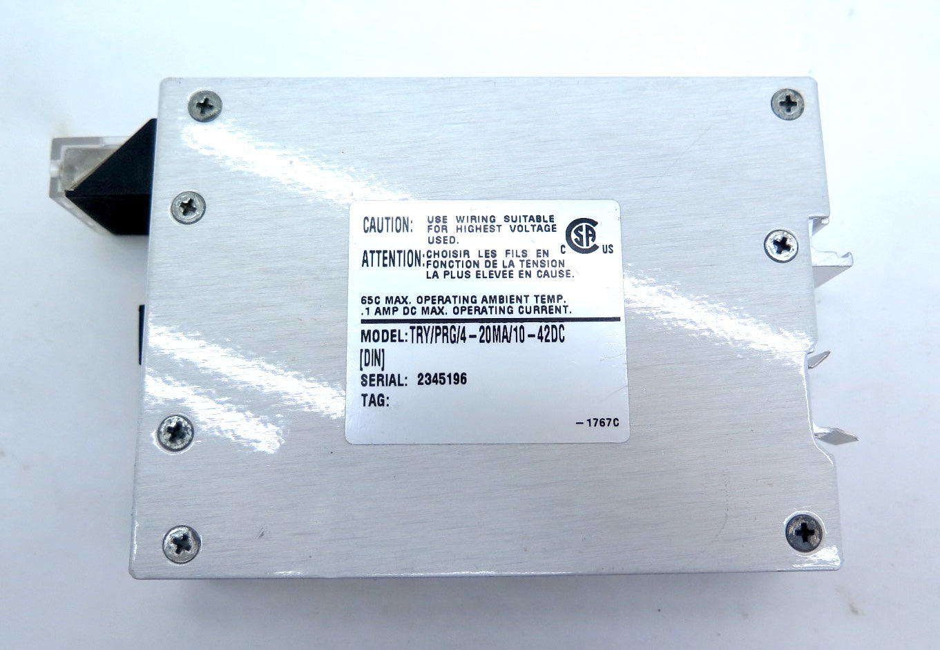 Moore Industries TRY/PRG/4-20MA/10-42DC Programmable Temperature Controller - Advance Operations