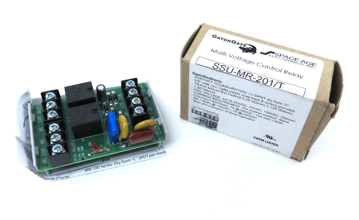 GatorGate SSU-MR-201/T Multi-Voltage Control Relay - Advance Operations