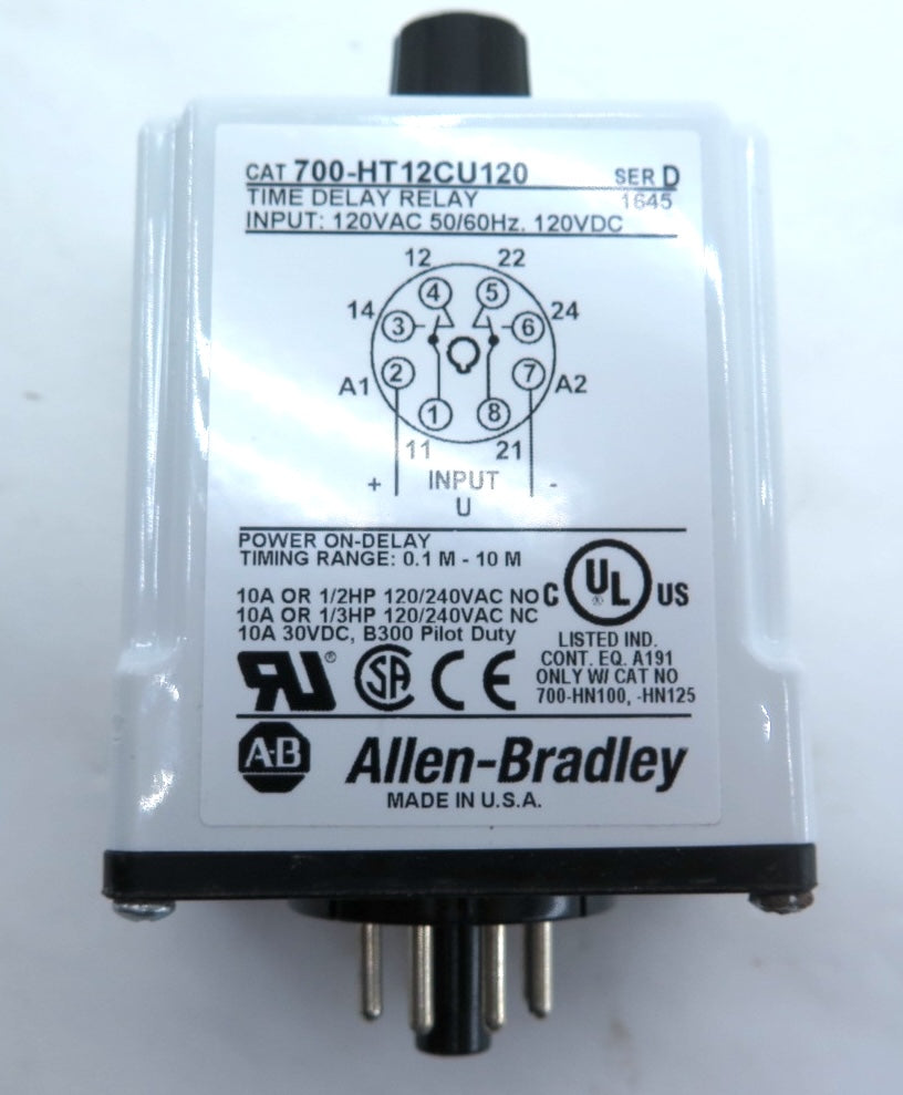 Allen-Bradley 700-HT12CU120 Time Delay Relay - Advance Operations