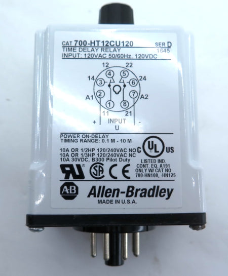 Allen-Bradley 700-HT12CU120 Time Delay Relay - Advance Operations