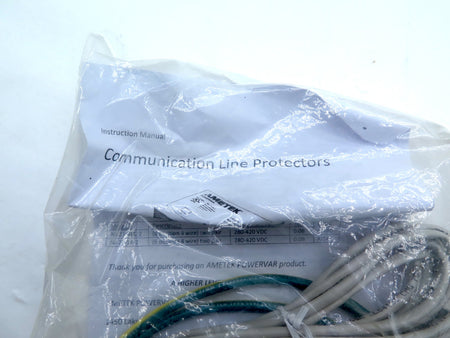 Ametek NJ-27-14-2 Communication Line Protectors - Advance Operations