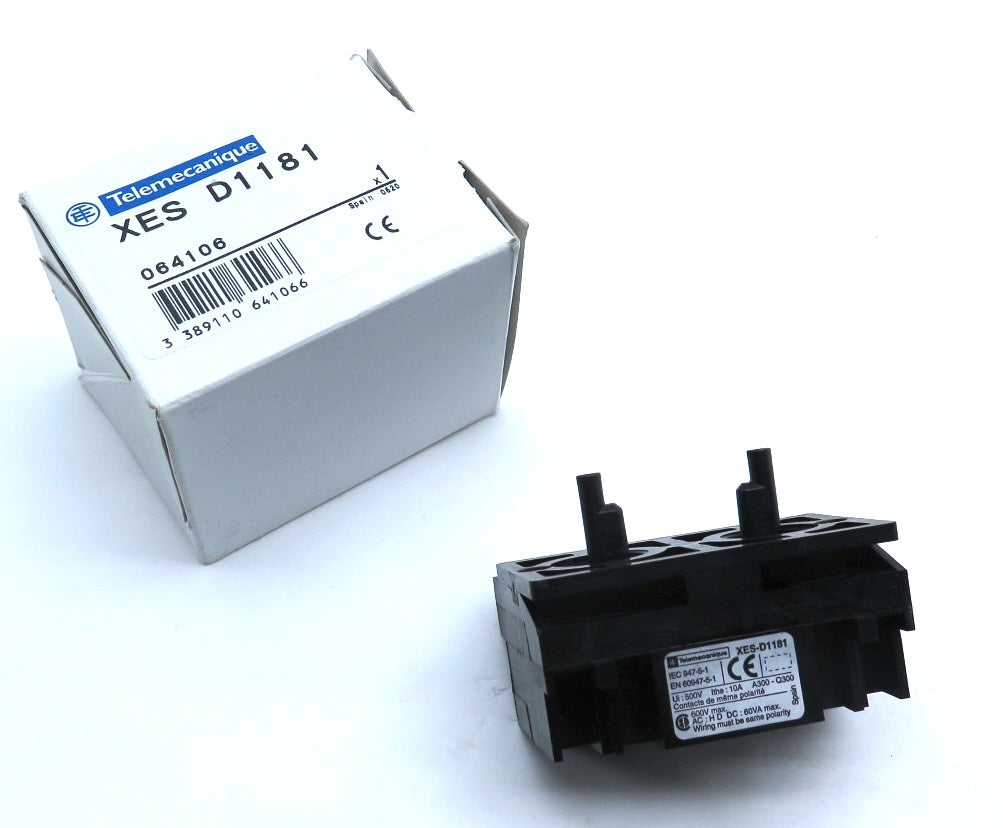 Telemecanique XES D1181 Spring Return Double Contact Block Single Speed - Advance Operations