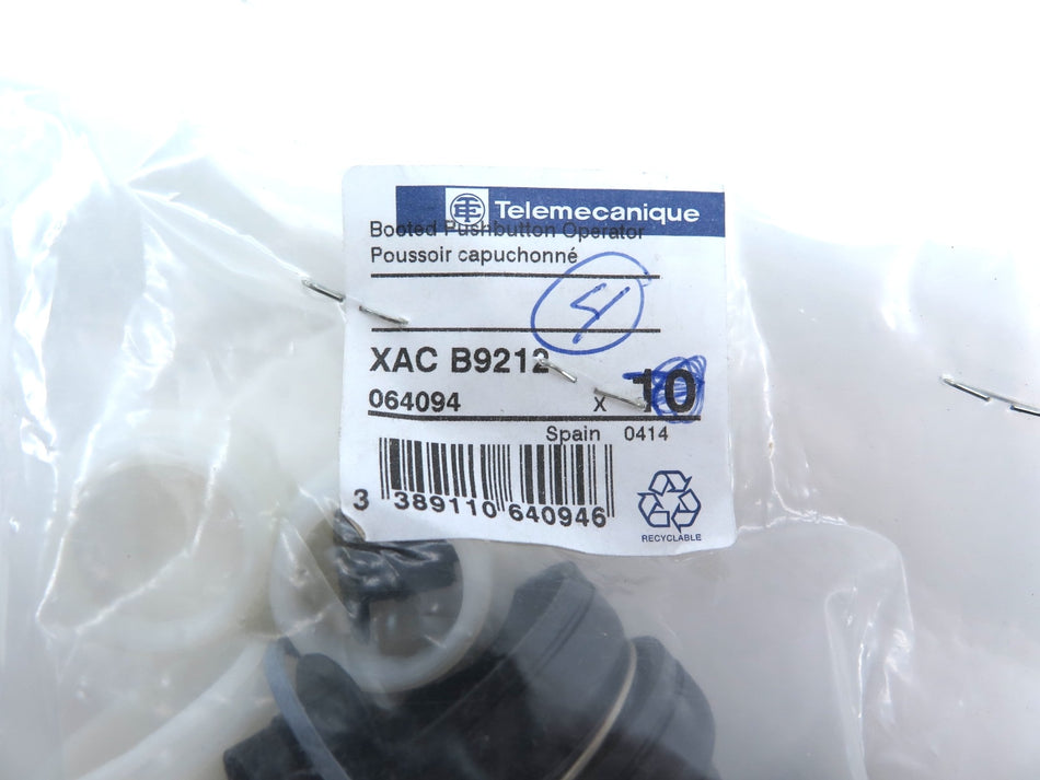 Telemecanique XAC B9212 Booted Push Button Operator - Advance Operations