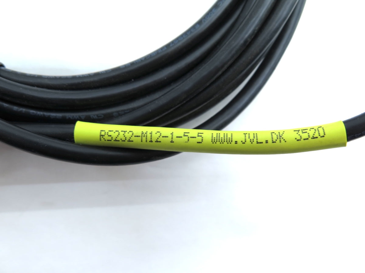 JVL Industri RS232 Communication Cable RS232-M12-1-5-5 - Advance Operations