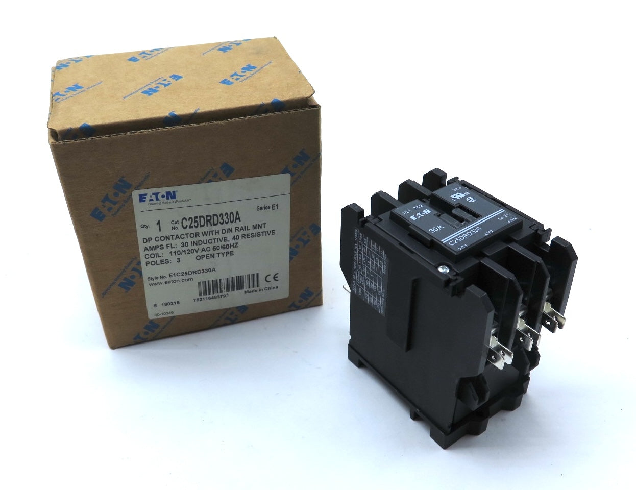 Eaton C25DRD330A DP Contactor With DIN Rail - Advance Operations