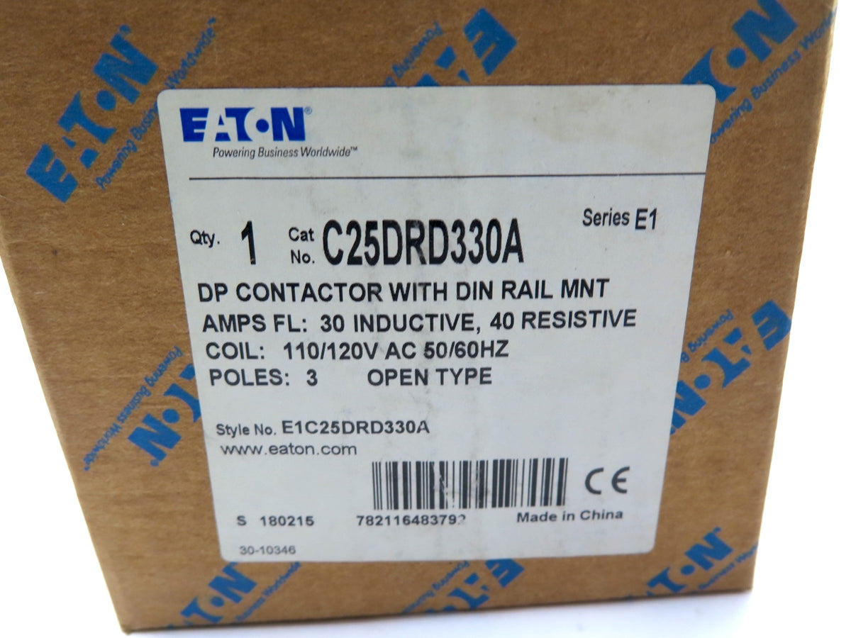 Eaton C25DRD330A DP Contactor With DIN Rail - Advance Operations
