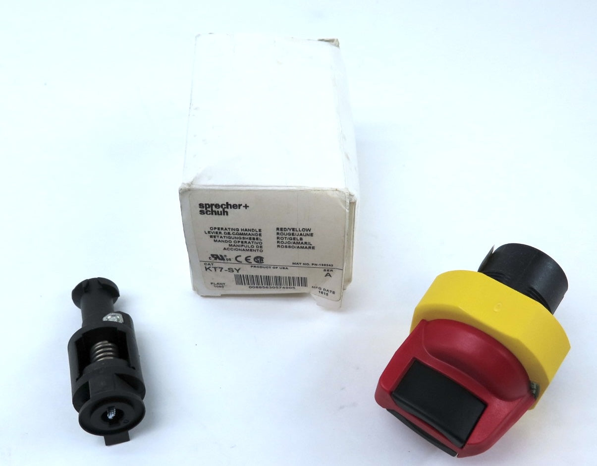 Sprecher + Schuh KT7-SY Operating Handle Red/Yellow - Advance Operations