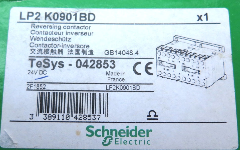 Schneider Electric LP2 K0901BD Contacteur Reversing - Advance Operations