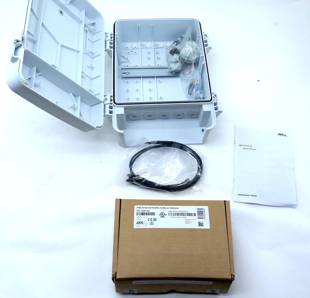 Axis Communications A9188 Network I/O Relay Module 0820-001 Kit - Advance Operations