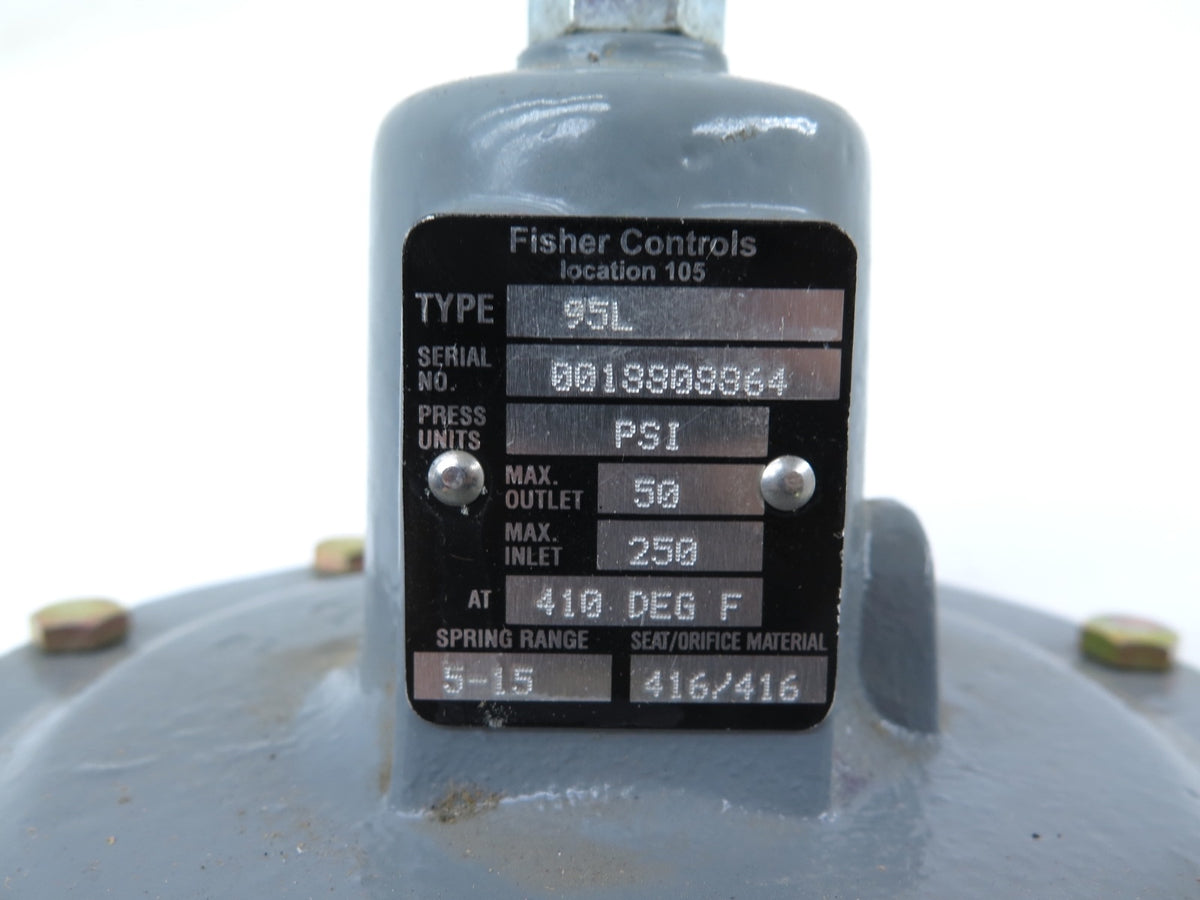 Fisher 95*1774321 / 95L Pressure Reducing Regulator - Advance Operations