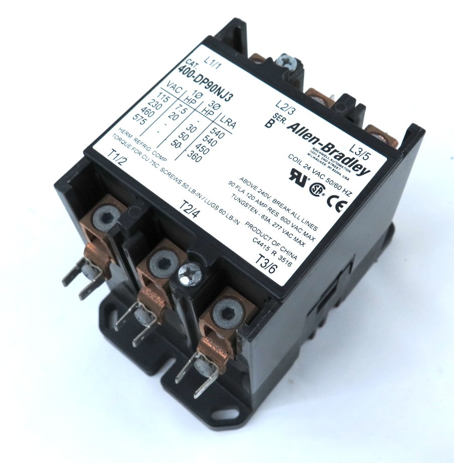 Allen-Bradley 400-DP90NJ3 Ser.B Contactor Coil 24Vac - Advance Operations