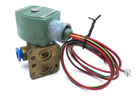 Asco 8320G701 Solenoid Valve 1/4" Brass Body 120Vac Coil - Advance Operations