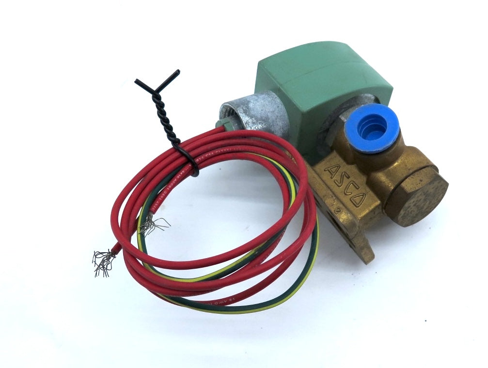 Asco 8320G701 Solenoid Valve 1/4" Brass Body 120Vac Coil - Advance Operations