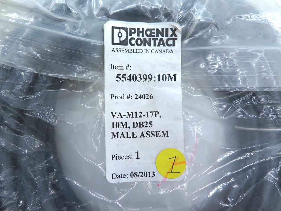 Phoenix Contact 5540399:10M / VA-M12-17P Male Assembly Cable 10M - Advance Operations