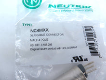 Load image into Gallery viewer, Neutrik NC4MXX 4 Pin Male XLR Cable Connector LOT OF 2 - Advance Operations
