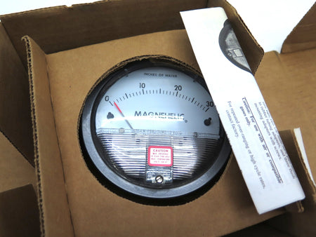 Dwyer 2030 Magnehelic Pressure Gauge 0-30 in Water 15 Psig - Advance Operations