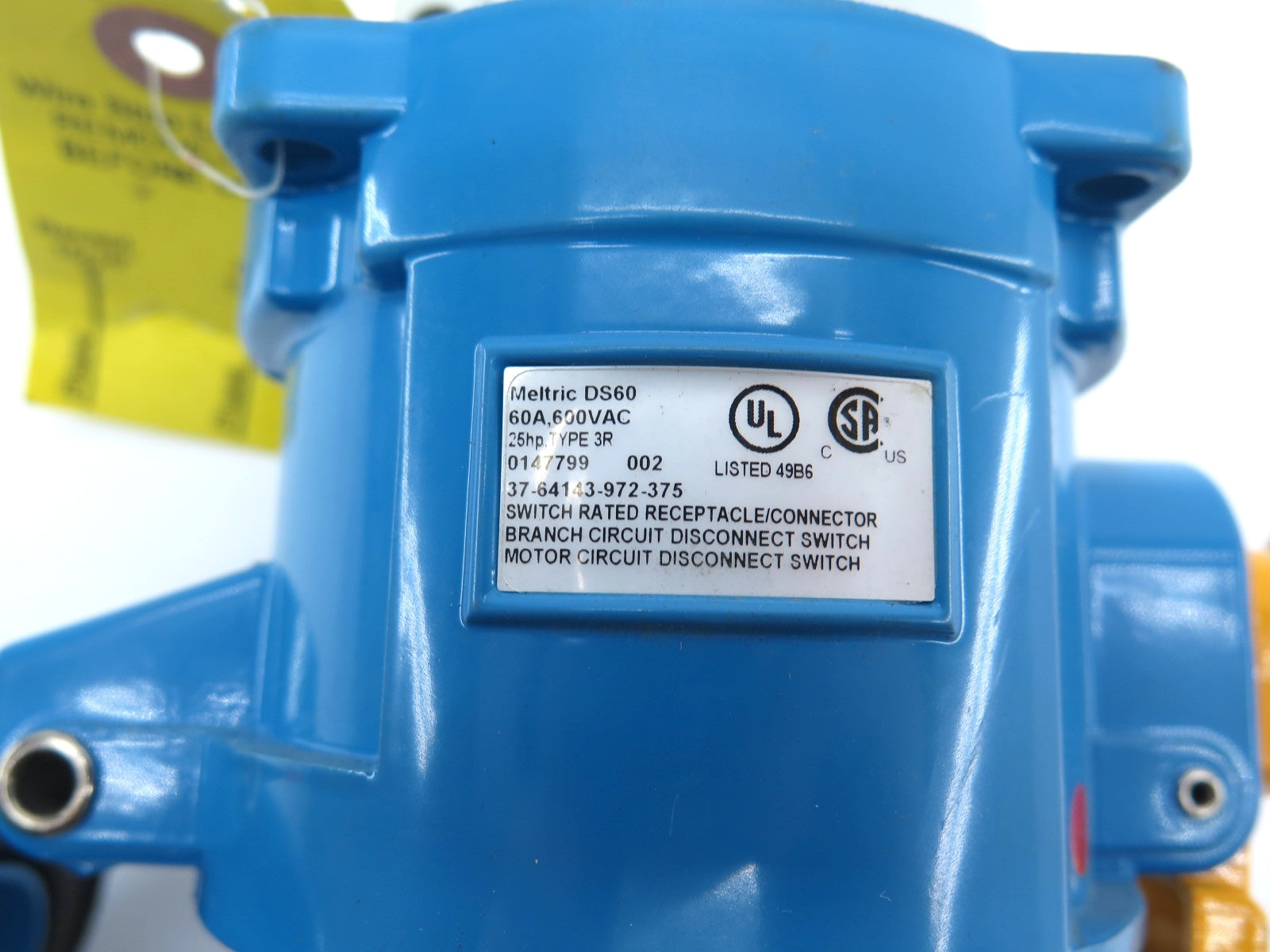 Meltric 37-64143-972-375 Plug / Receptacle - Advance Operations