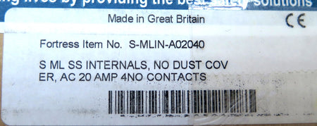 Fortress S-MLIN-A02040 Selector Switch F/ Panel Mount - Advance Operations