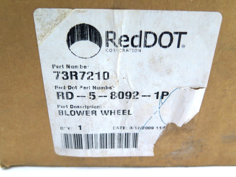 RedDOT RD-5-8092-1P Blower Wheel - Advance Operations