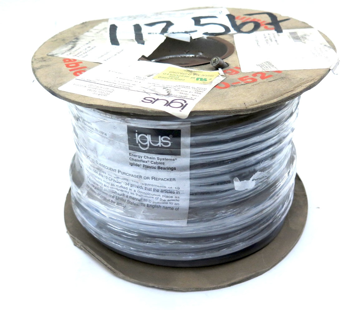 IGUS CF140-07-04 Shielded Chainflex Control Cable 18/4 Awg 75M/247FT Long NEW - Advance Operations