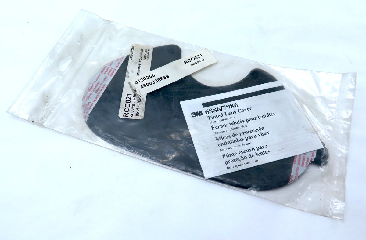 3M 6886 / 7986 Tinted Lens Cover LOT OF 25 FACTORY SEALED - Advance Operations