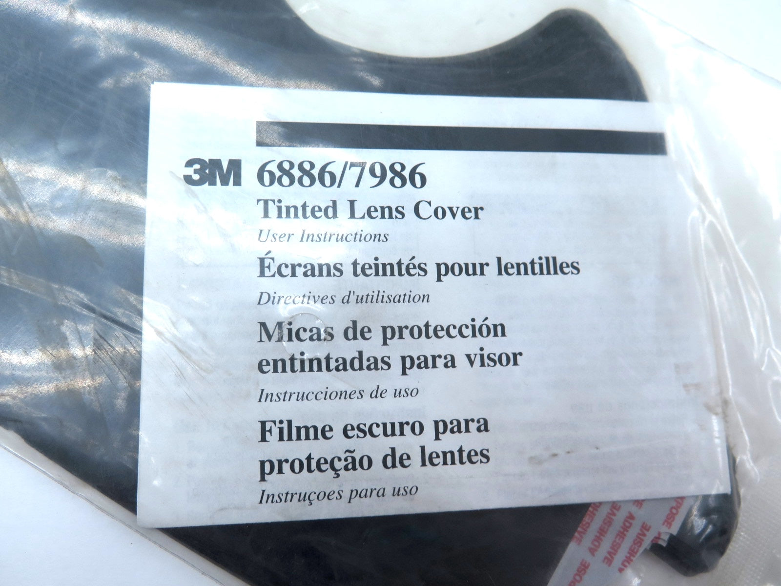 3M 6886 / 7986 Tinted Lens Cover LOT OF 25 FACTORY SEALED - Advance Operations