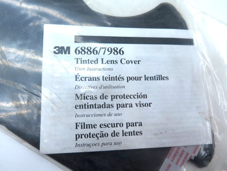 3M 6886 / 7986 Tinted Lens Cover LOT OF 25 FACTORY SEALED - Advance Operations